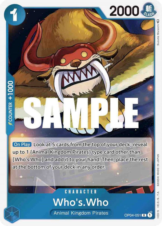 Who's.Who OP04-051 R Foil