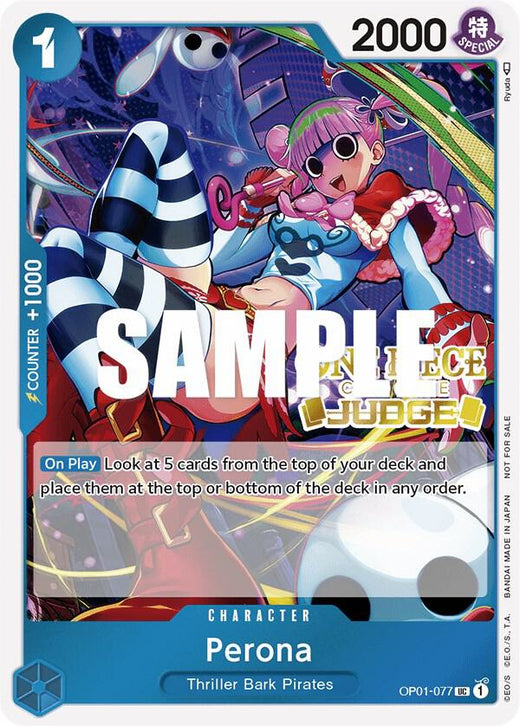 Perona (Judge Pack Vol. 2) OP01-077 PR Foil