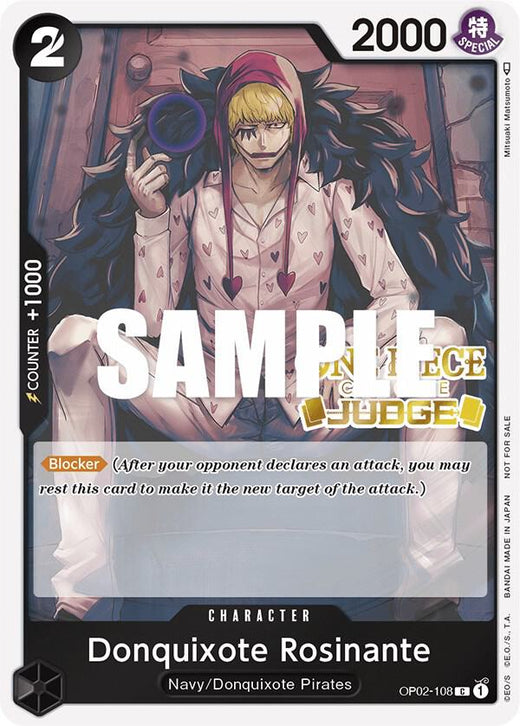 Donquixote Rosinante (Judge Pack Vol. 2) OP02-108 PR Foil