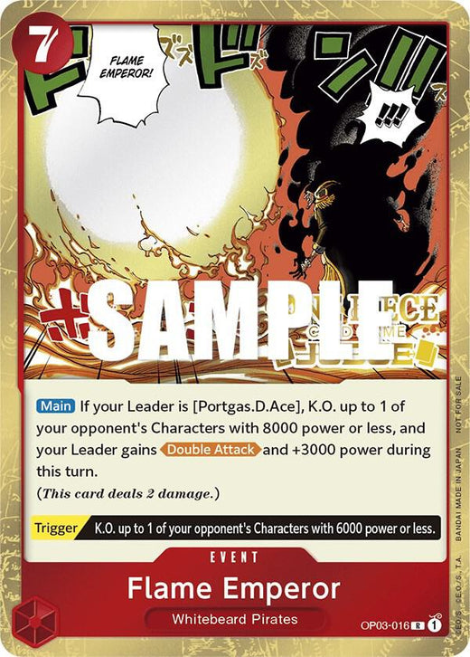 Flame Emperor (Judge Pack Vol. 2) OP03-016 PR Foil