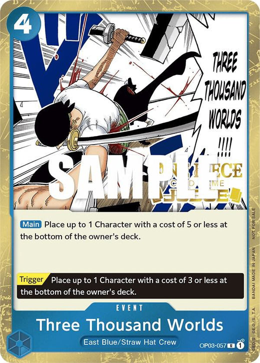 Three Thousand Worlds (Judge Pack Vol. 2) OP03-057 PR Foil