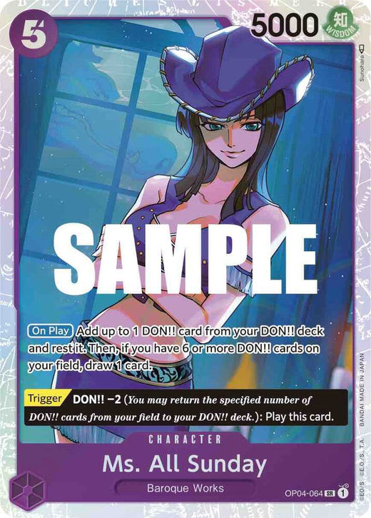 Ms. All Sunday OP04-064 SR Foil