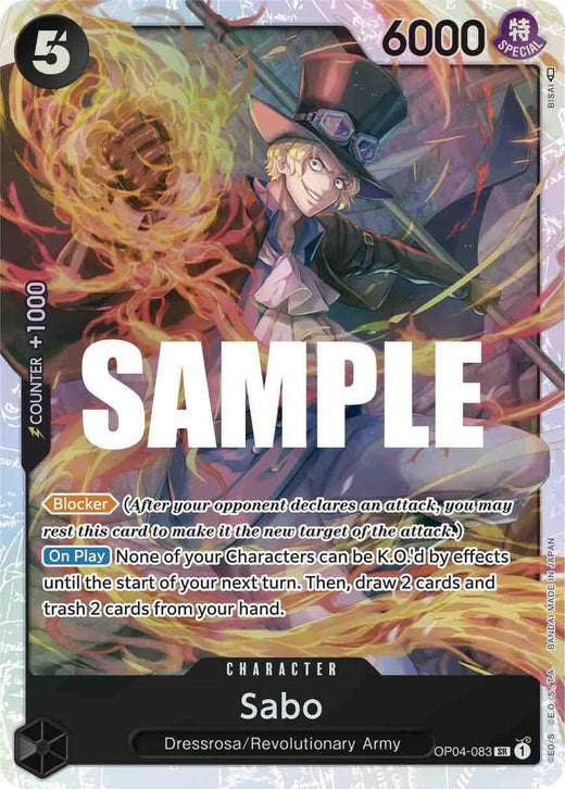Sabo OP04-083 SR Foil