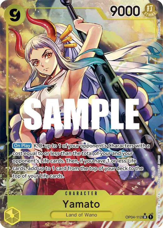 Yamato (Alternate Art) OP04-112 SR Foil