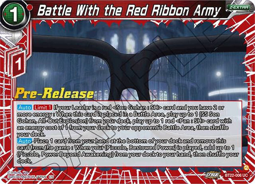 Battle With the Red Ribbon Army BT22-006 Uncommon Foil