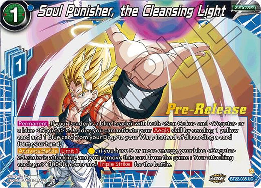 Soul Punisher, the Cleansing Light BT22-035 Uncommon Foil