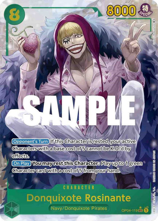 Donquixote Rosinante (Alternate Art) OP04-119 SEC Foil