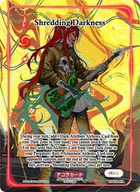 Shredding Darkness (Full Art) | Trials of Ikithia [eBay 1st Edition] | Full Art | Unspecified | #TI-071-FA