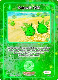Nature's Gift | Trials of Ikithia [eBay 1st Edition] | Uncommon | Unspecified | #TI-089