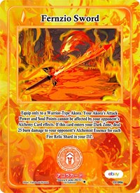 Fernzio Sword | Trials of Ikithia [eBay 1st Edition] | Rare | Unspecified | #TI-096