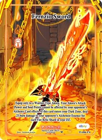 Fernzio Sword (Full Art) | Trials of Ikithia [eBay 1st Edition] | Full Art | Unspecified | #TI-096-FA