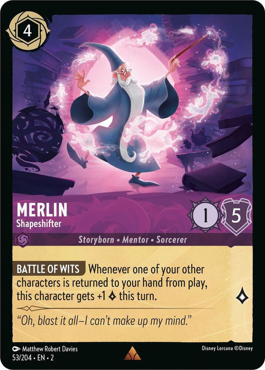 Merlin - Shapeshifter 53/204 Rare