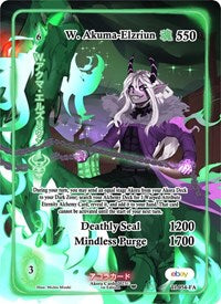 W. Akuma-Elzriun (Full Art) | Trials of Ikithia [eBay 1st Edition] | Full Art | Unspecified | #TI-054-FA