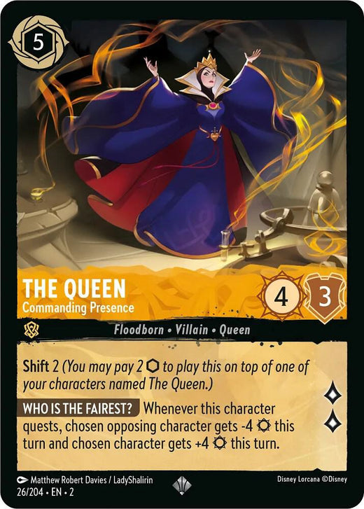 The Queen - Commanding Presence 26/204 Super Rare