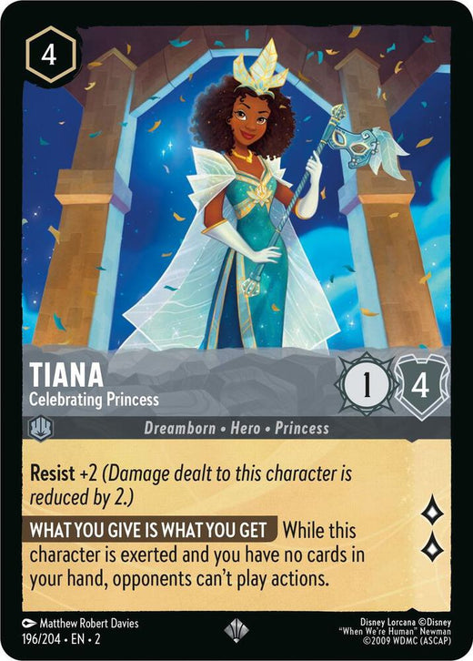 Tiana - Celebrating Princess 196/204 Super Rare