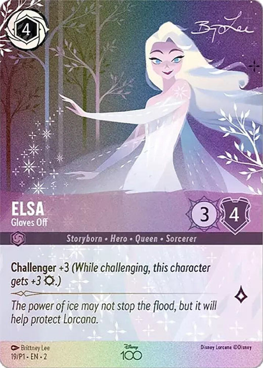 Elsa - Gloves Off (Alternate Art) 19 Promo Holofoil