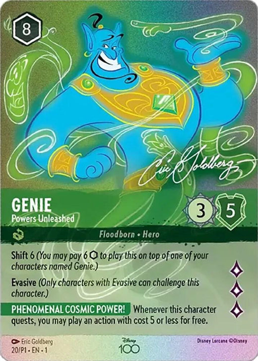 Genie - Powers Unleashed (Alternate Art) 20 Promo Holofoil