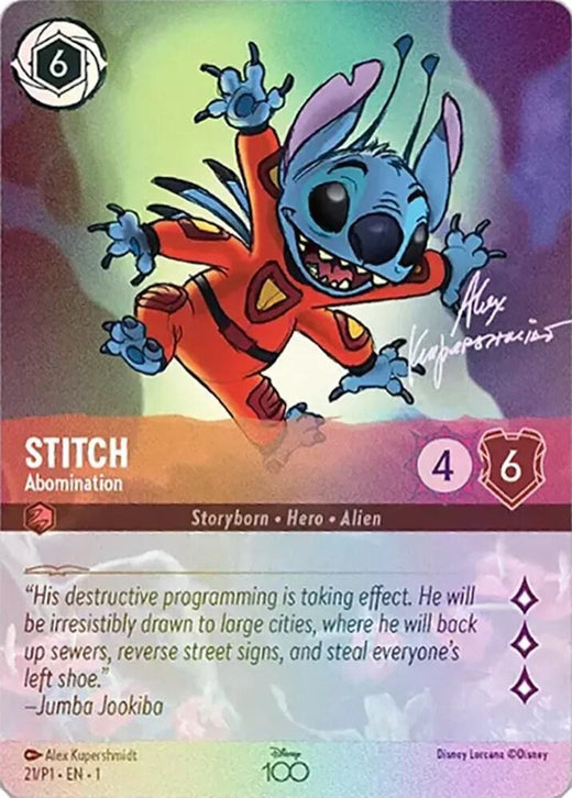 Stitch - Abomination (Alternate Art) 21 Promo Holofoil