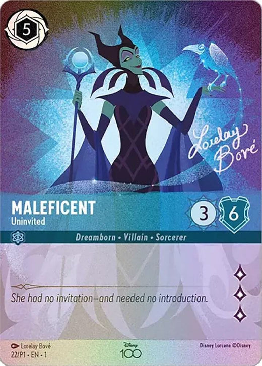 Maleficent - Uninvited (Alternate Art) 22 Promo Holofoil