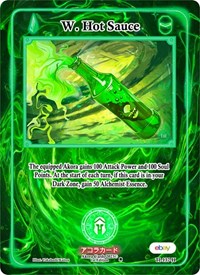 W. Hot Sauce (Holo) | Trials of Ikithia [eBay 1st Edition] | Holo | Holofoil | #TI-137-H