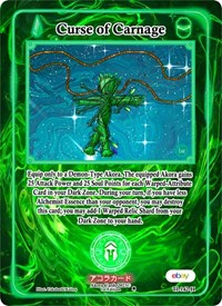 Curse of Carnage (Holo) | Trials of Ikithia [eBay 1st Edition] | Holo | Unspecified | #TI-142-H