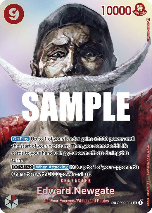Edward.Newgate (SP) OP02-004 SR Foil