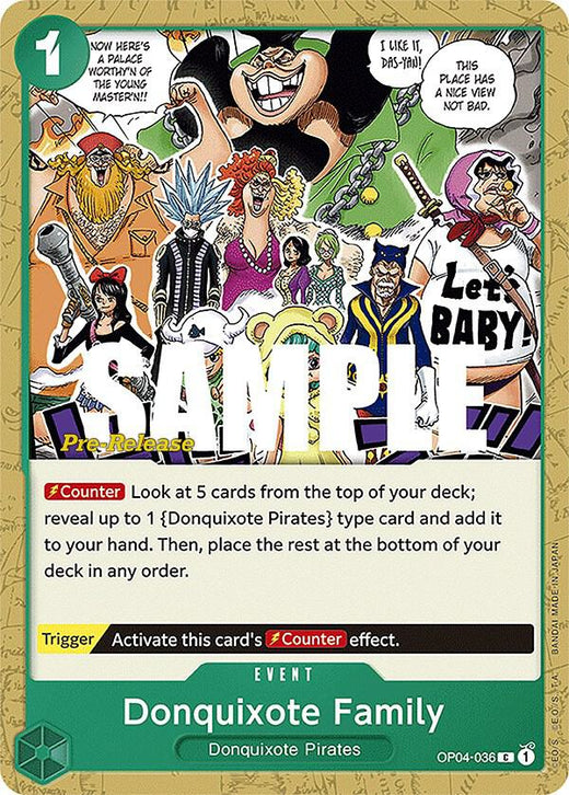 Donquixote Family OP04-036 C