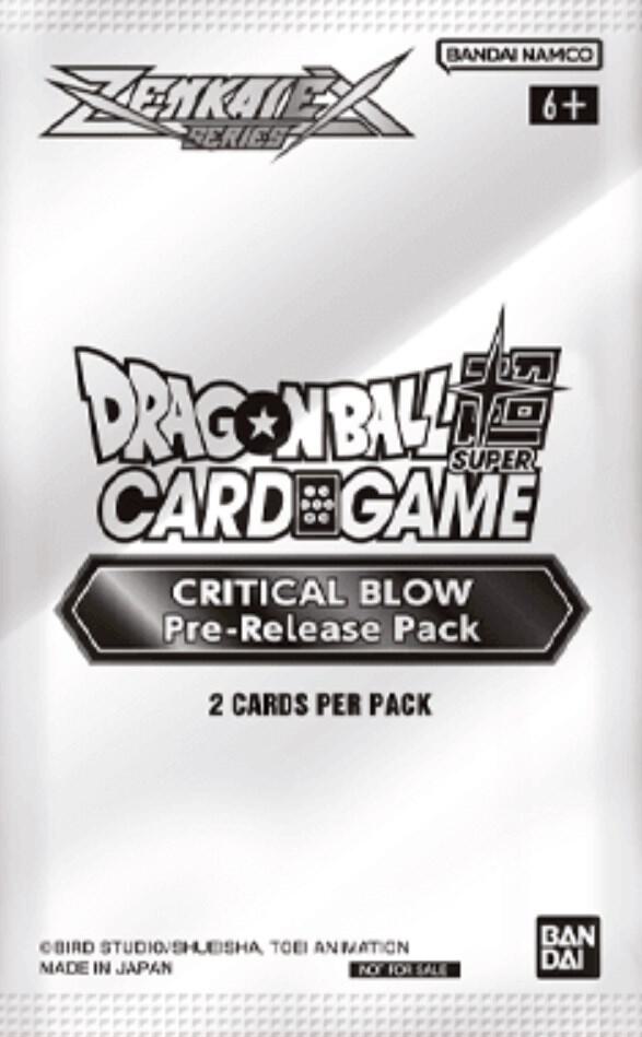 Dragon Ball Super: Masters: Critical Blow Pre-Release Cards