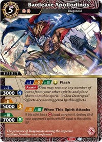 Battleaxe Apollodinos | Aquatic Invaders | Rare | Normal | #BSS03-003