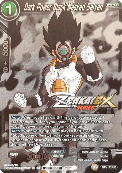 Dark Power Black Masked Saiyan (Event Pack 13) BT5-112 Promo Foil