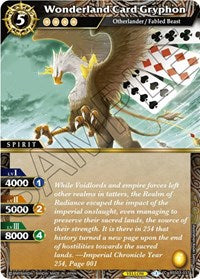 Wonderland Card Gryphon | Aquatic Invaders | Common | Normal | #BSS03-037