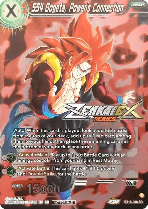 SS4 Gogeta, Power's Connection (Event Pack 13) BT18-006 Promo Foil