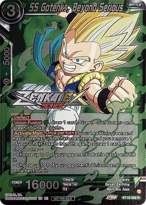 SS Gotenks, Beyond Serious (Event Pack 13) BT18-086 Promo Foil