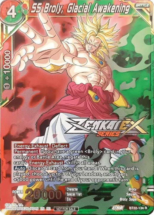 SS Broly, Glacial Awakening (Event Pack 13) BT22-134 Promo Foil