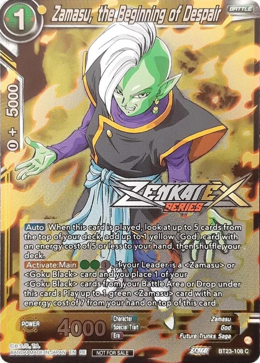 Zamasu, the Beginning of Despair (Event Pack 13) Promo Foil
