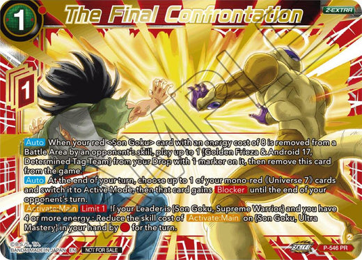 The Final Confrontation (Championship Z Extra Card Pack 2023) (Gold-Stamped) P-546 Promo Foil