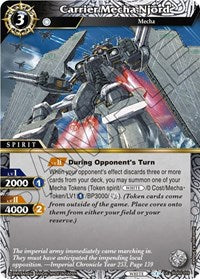Carrier Mecha Njord | Aquatic Invaders | Uncommon | Normal | #BSS03-059