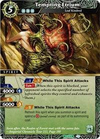 Tempting Etrium | Aquatic Invaders | Rare | Normal | #BSS03-066
