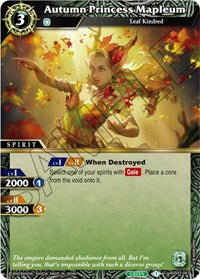 Autumn Princess Mapleum | Aquatic Invaders | Common | Normal | #BSS03-067