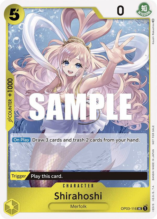 Shirahoshi (Dash Pack) OP03-116 UC Foil