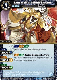 Fantastical Monk Sanzor | Aquatic Invaders | Rare | Normal | #BSS03-103