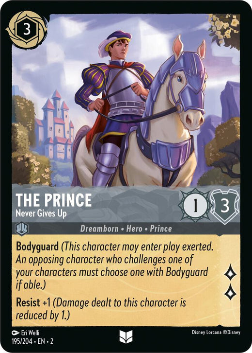 The Prince - Never Gives Up 195/204 Uncommon