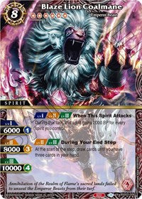 Blaze Lion Coalmane | Aquatic Invaders | X Rare | Holofoil | #BSS03-006