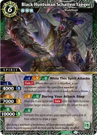 Black Huntsman Schatten Yaeger | Aquatic Invaders | X Rare | Holofoil | #BSS03-073
