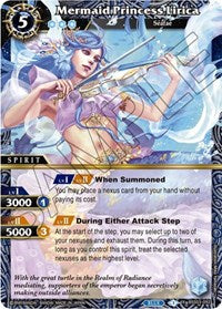 Mermaid Princess Lirica | Aquatic Invaders | X Rare | Holofoil | #BSS03-092