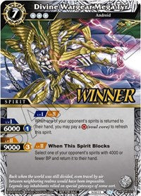 Divine Wargear Mega Tyr (Tournament Pack Vol. 3 -Winner-) | Launch & Event Promos | Promo | Holofoil | #PR-027