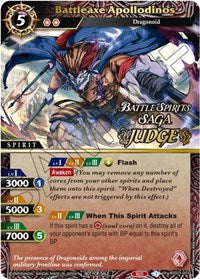 Battleaxe Apollodinos (Judge Pack Vol. 3) | Launch & Event Promos | Rare | Holofoil | #BSS03-003
