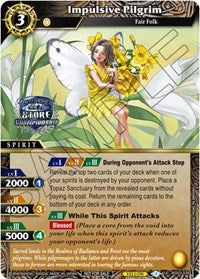 Impulsive Pilgrim (Championship Pack 2023 Vol. 3) | Launch & Event Promos | Uncommon | Holofoil | #BSS03-038