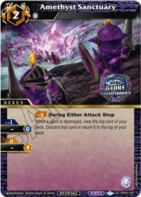 Amethyst Sanctuary (Championship Pack 2023 Vol. 3) | Launch & Event Promos | Uncommon | Holofoil | #BSS03-108