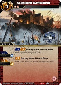 Scorched Battlefield (Champion Card Set Vol. 3) | Launch & Event Promos | Uncommon | Holofoil | #ST01-012